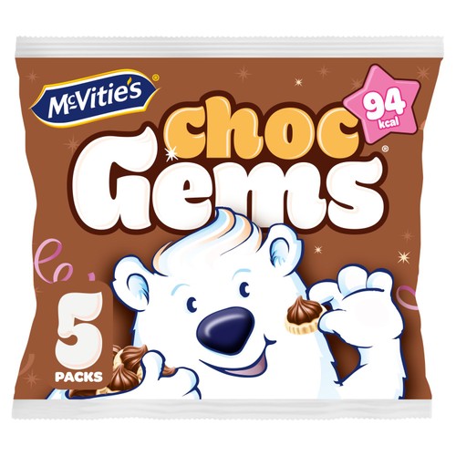 McVitie's Iced Gems Chocolate Multipack Biscuits