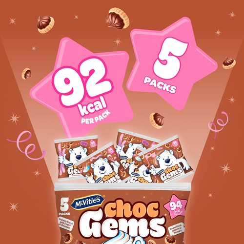 McVitie's Iced Gems Chocolate Multipack Biscuits thumbnail 4