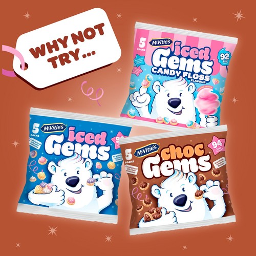 McVitie's Iced Gems Chocolate Multipack Biscuits thumbnail 5