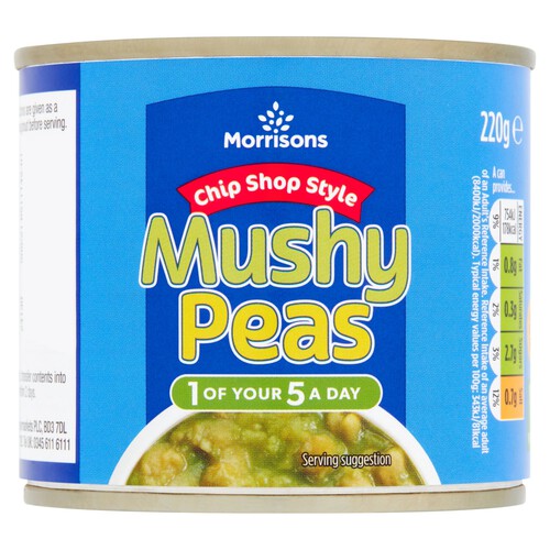 Morrisons Chip Shop Mushy Peas (220g)