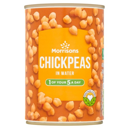 Morrisons Chickpeas In Water (400g) thumbnail 2