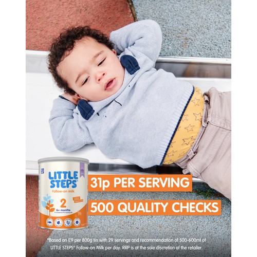 LITTLE STEPS Follow-On Baby Milk Powder Formula 6 Mth+ 800g thumbnail 5