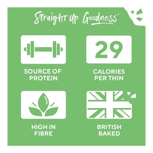 Ryvita Thins Rosemary & Sea Salt Flatbread Crackers  thumbnail 5
