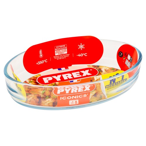 Pyrex Clear Oval 21cm Roaster 