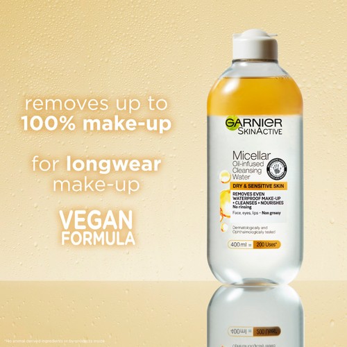 Garnier Micellar Oil Infused Cleansing Water  thumbnail 2