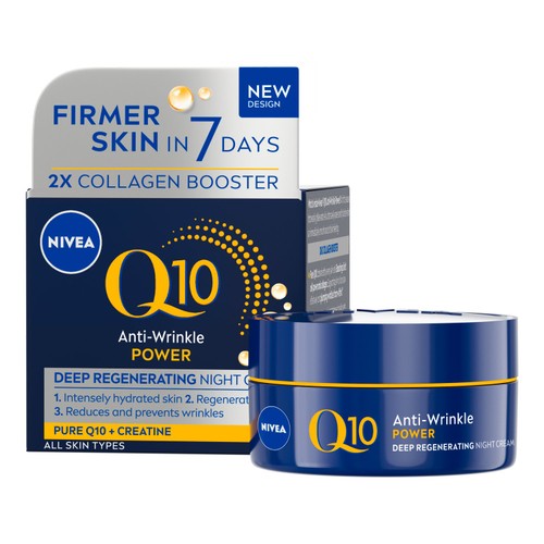NIVEA Q10 Anti-Wrinkle Night Cream All Skin Types  thumbnail 2