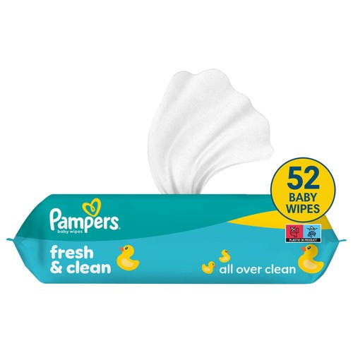 Pampers Fresh Clean Baby Wipes thumbnail 2