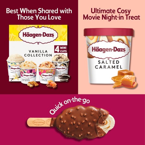 Haagen-Dazs Vanilla Collection Minicup Ice Creams thumbnail 4