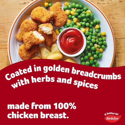 Birds Eye 24 Wholegrain Breaded Chicken Nuggets 379g thumbnail 3