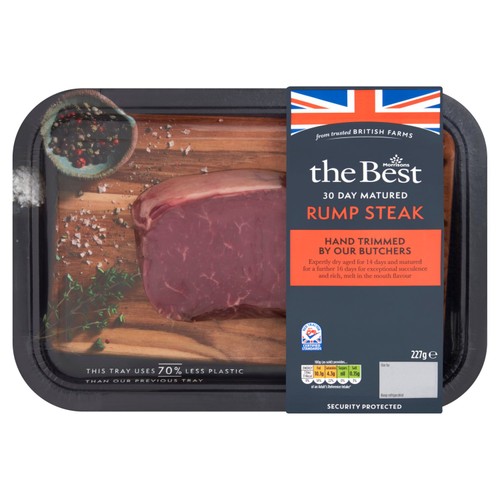 Morrisons The Best British Rump Steak 227g