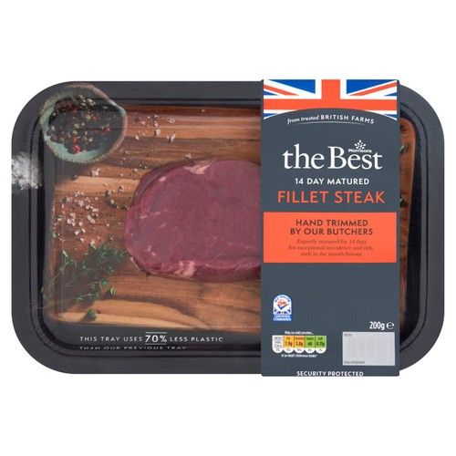 Morrisons British The Best On Market Street Fillet Steak 200g