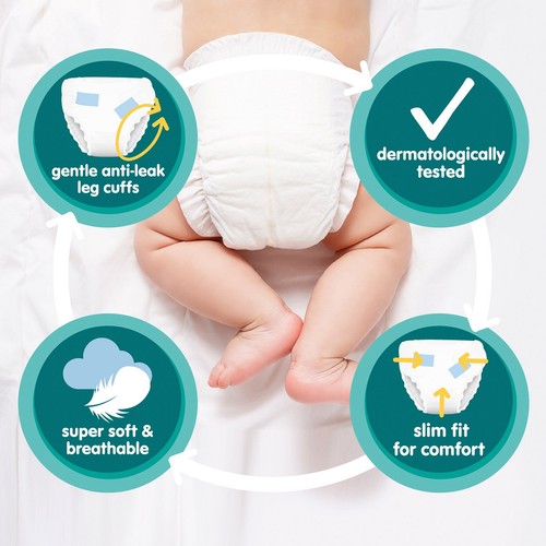 Nutmeg Ultra Dry Nappies Size 6 x 54 Pack thumbnail 3