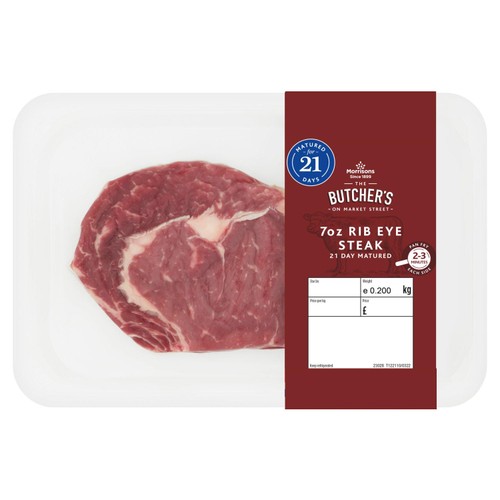 Morrisons British Rib Eye Steak 200g