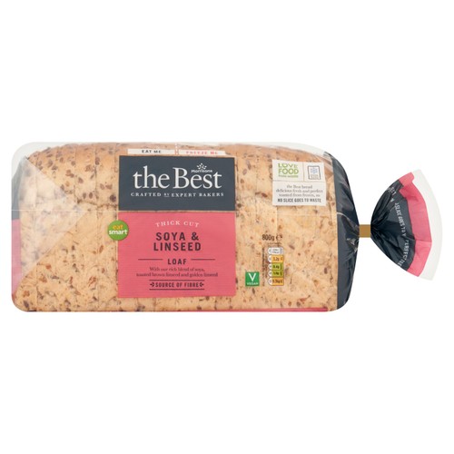 Morrisons The Best Thick Cut Soya & Linseed Loaf