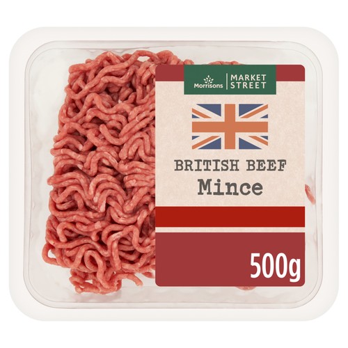 Morrisons British Beef Mince 20% Fat 500g