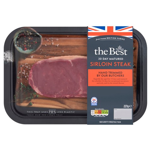 Morrisons The Best British Sirloin Steak 227g
