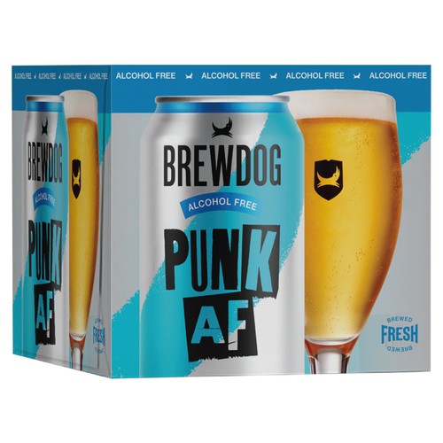 BrewDog Punk Alcohol Free Beer Cans 