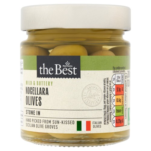 Morrisons The Best Nocellara Olives (200g)