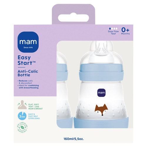 Mam Easy Start Anti - Colic Bottle 0+ Months 