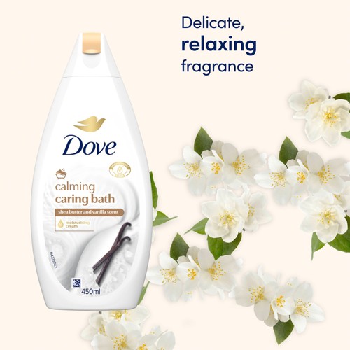 Dove Caring Bath Shea Butter  450ml thumbnail 4
