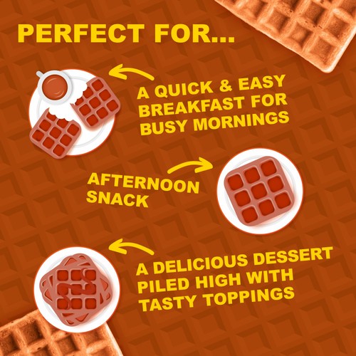 McVitie's 8 Toasting Waffles Chocolate Flavour thumbnail 4