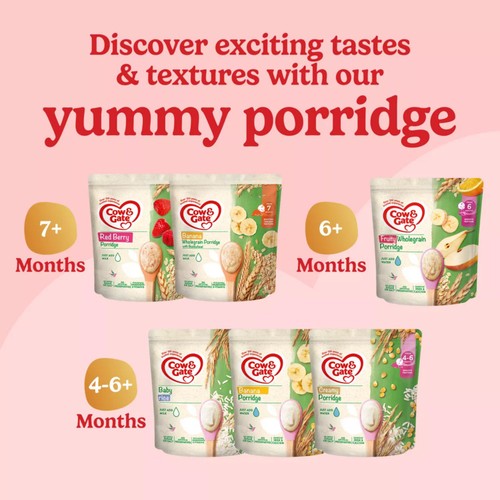 Cow & Gate Banana Porridge Baby Cereal 4-6+ Months thumbnail 4