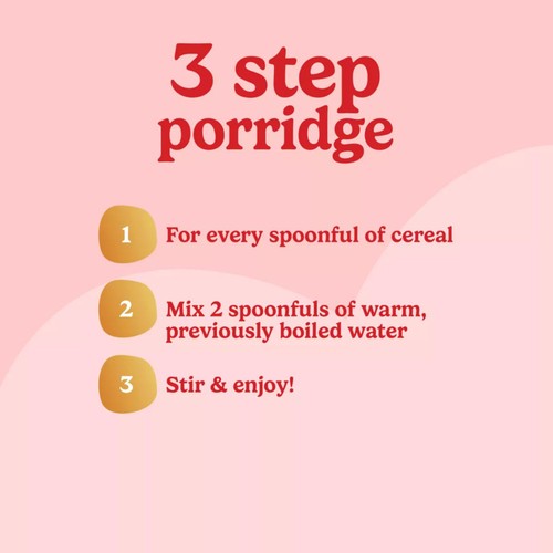 Cow & Gate Creamy Porridge Baby Cereal 4-6+ Months thumbnail 3
