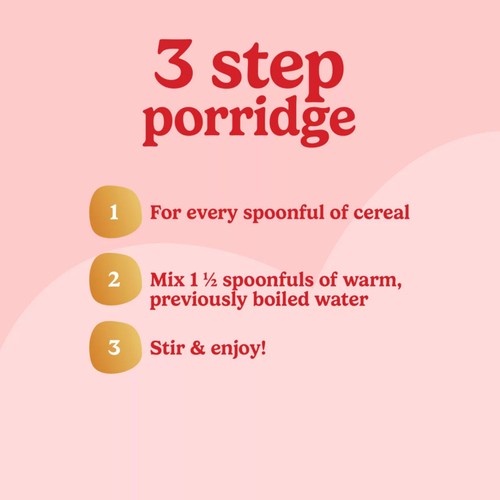 Cow & Gate Fruity Wholegrain Porridge Baby Cereal 6+ Months   125g thumbnail 3
