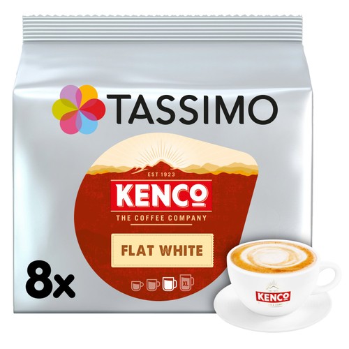 Tassimo Kenco Flat White Coffee Pods x8 thumbnail 2