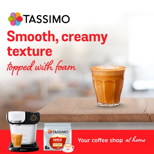 Tassimo Kenco Flat White Coffee Pods x8 thumbnail 4