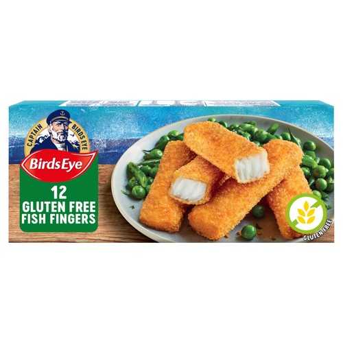 Birds Eye 12 Gluten Free Breaded Fish Fingers 360g 