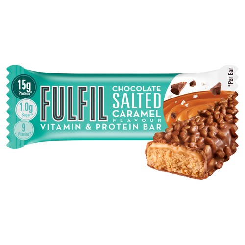 FULFIL Chocolate Salted Caramel Flavour Vitamin & Protein Bar 40g