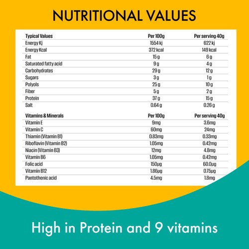 FULFIL Chocolate Salted Caramel Flavour Vitamin & Protein Bar 40g thumbnail 5