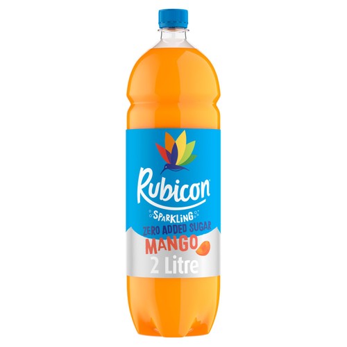 Rubicon Sparkling Mango Sugar Free Soft Drink 2L