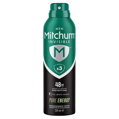 Mitchum Invisible Men Pure Energy Antiperspirant & Deodorant 