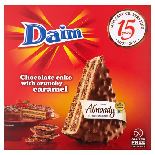 Daim Chocolate Cake With Crunchy Caramel