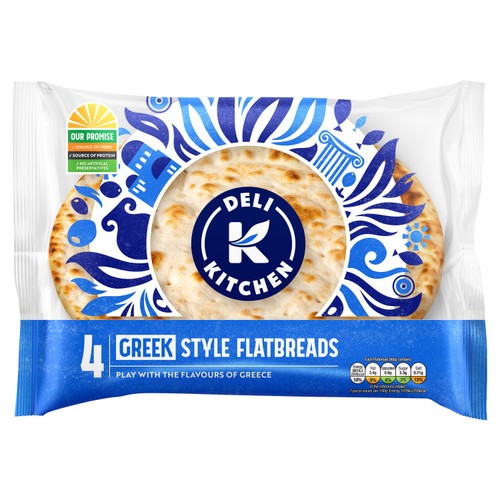 Deli Kitchen Greek Style Flatbreads
