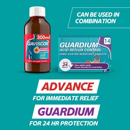 Guardium Acid Reflux Control Gastro Resistant Tablets thumbnail 4