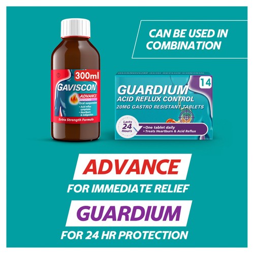 Guardium Acid Reflux Control Gastro Resistant Tablets thumbnail 3
