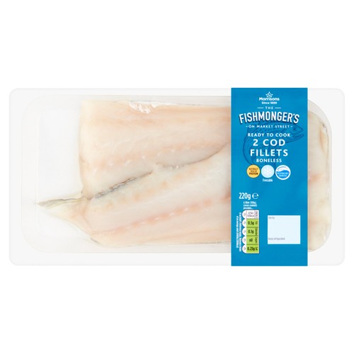 Morrisons 2 Cod Fillets 220g