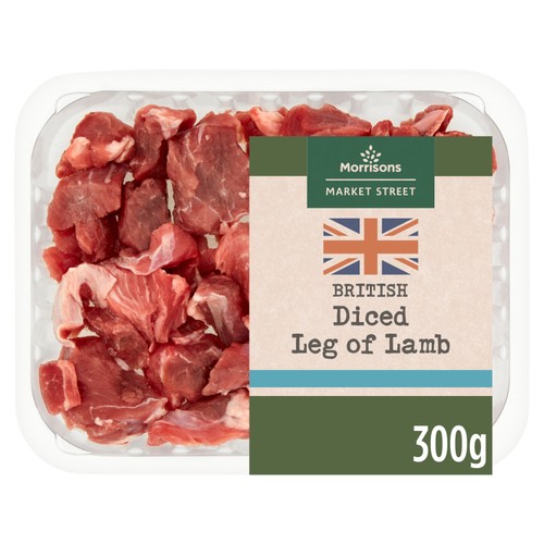 Morrisons British Diced Leg Of Lamb 300g