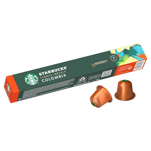 Starbucks by Nespresso Single-Origin Colombia Espresso Coffee Pods x10