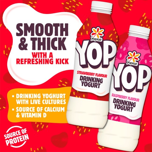 Yop Strawberry Yoghurt Drink  thumbnail 3