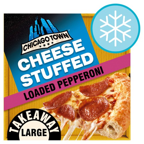 Chicago Town Takeaway Large Cheesy Stuffed Pepperoni Pizza