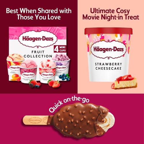 Haagen-Dazs  Fruit Collection Minicup Ice Creams thumbnail 2