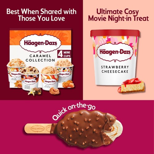 Haagen-Dazs Strawberry Cheesecake Ice Cream thumbnail 4