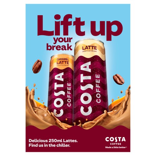 Costa Coffee Caramel Latte Iced Coffee thumbnail 4