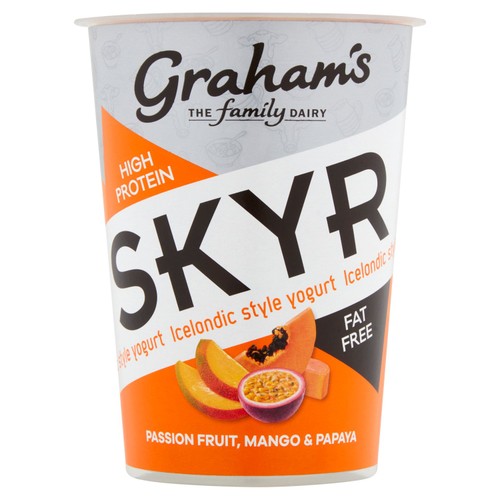 Graham's Skyr Passion Fruit, Mango & Papaya Yogurt