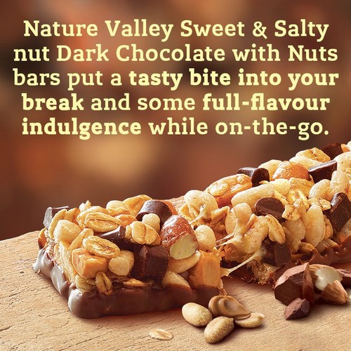 Nature Valley Sweet & Salty Nut Dark Chocolate with Peanuts Cereal Bars thumbnail 3