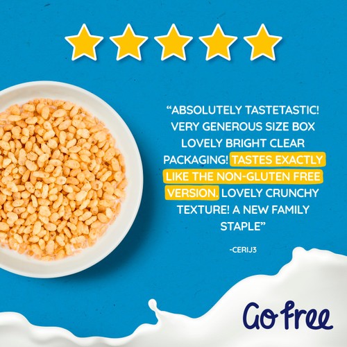 Nestle Go Free Gluten Free Rice Pops Cereal 350g thumbnail 2